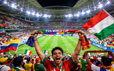 世界杯体育场内景照片